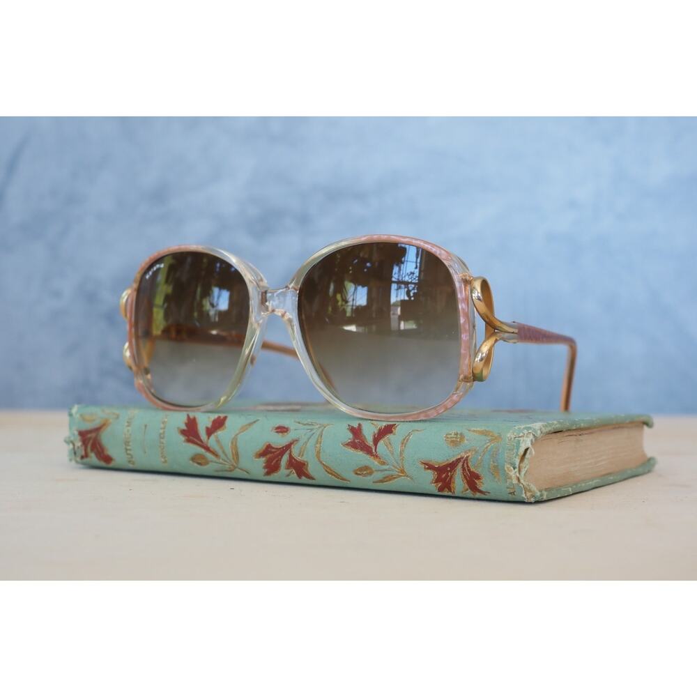 Vintage 1970s Sunglasses Disco retro Made In Korea Grandma Chic
